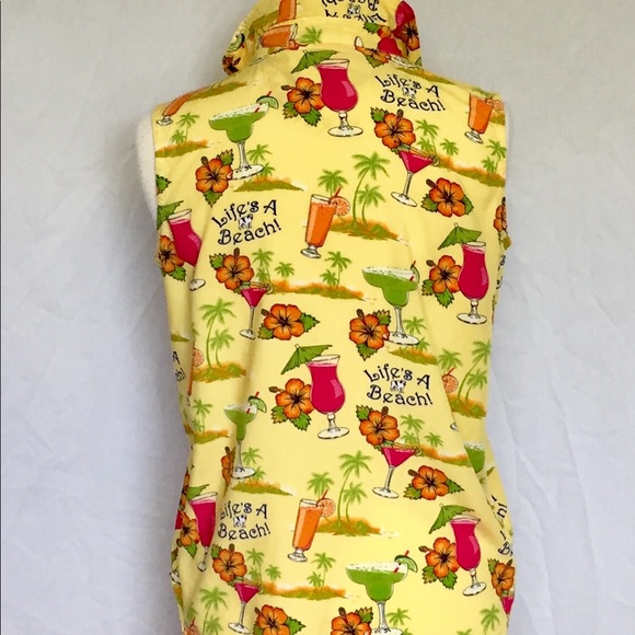 2 Vintage Big Dog Hawaiian Drinking Shirts Sz Med - Picture 8 of 16
